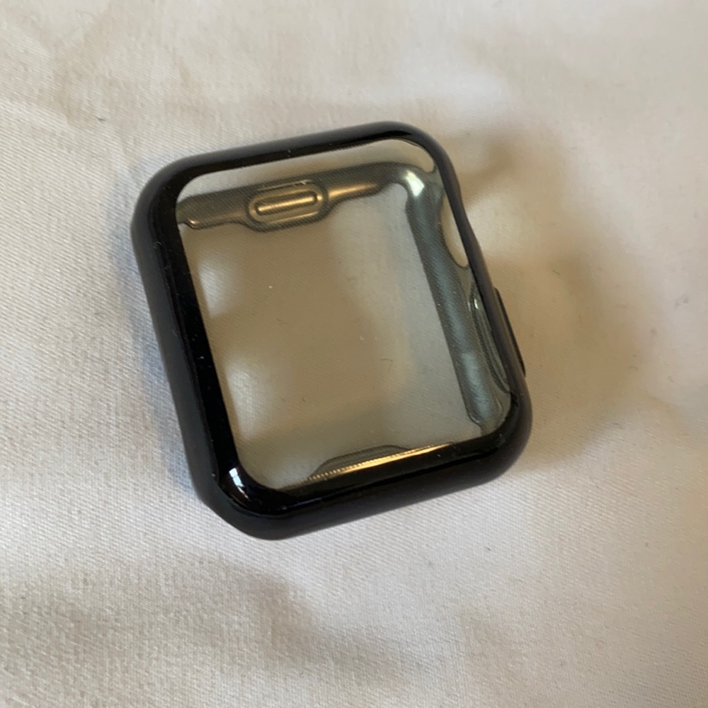 Black Apple Watch screen protector